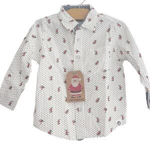 3T Free Planet Santa Skiing Shirt